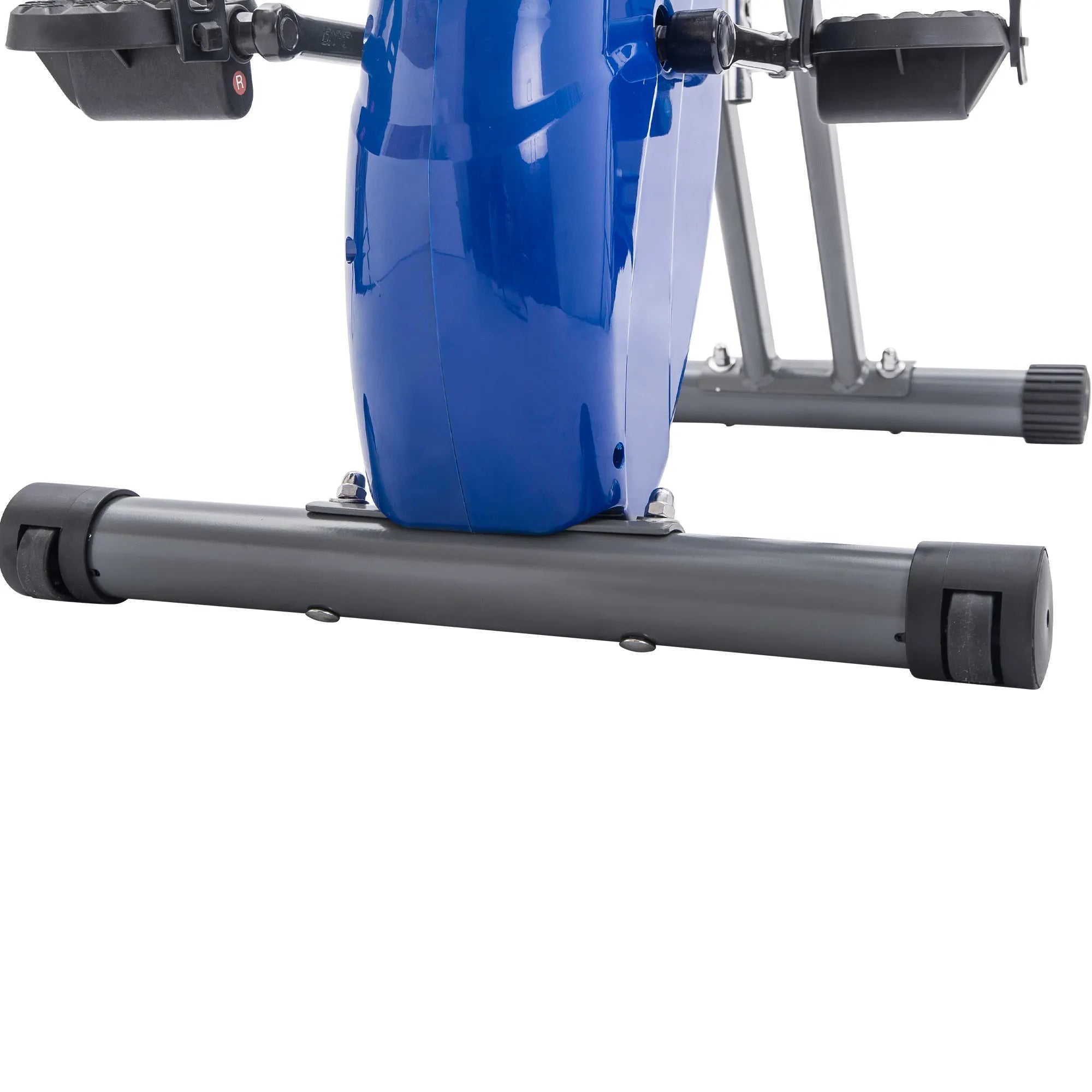 Folding X Exercise Bike with Backrest & Resistance Bands