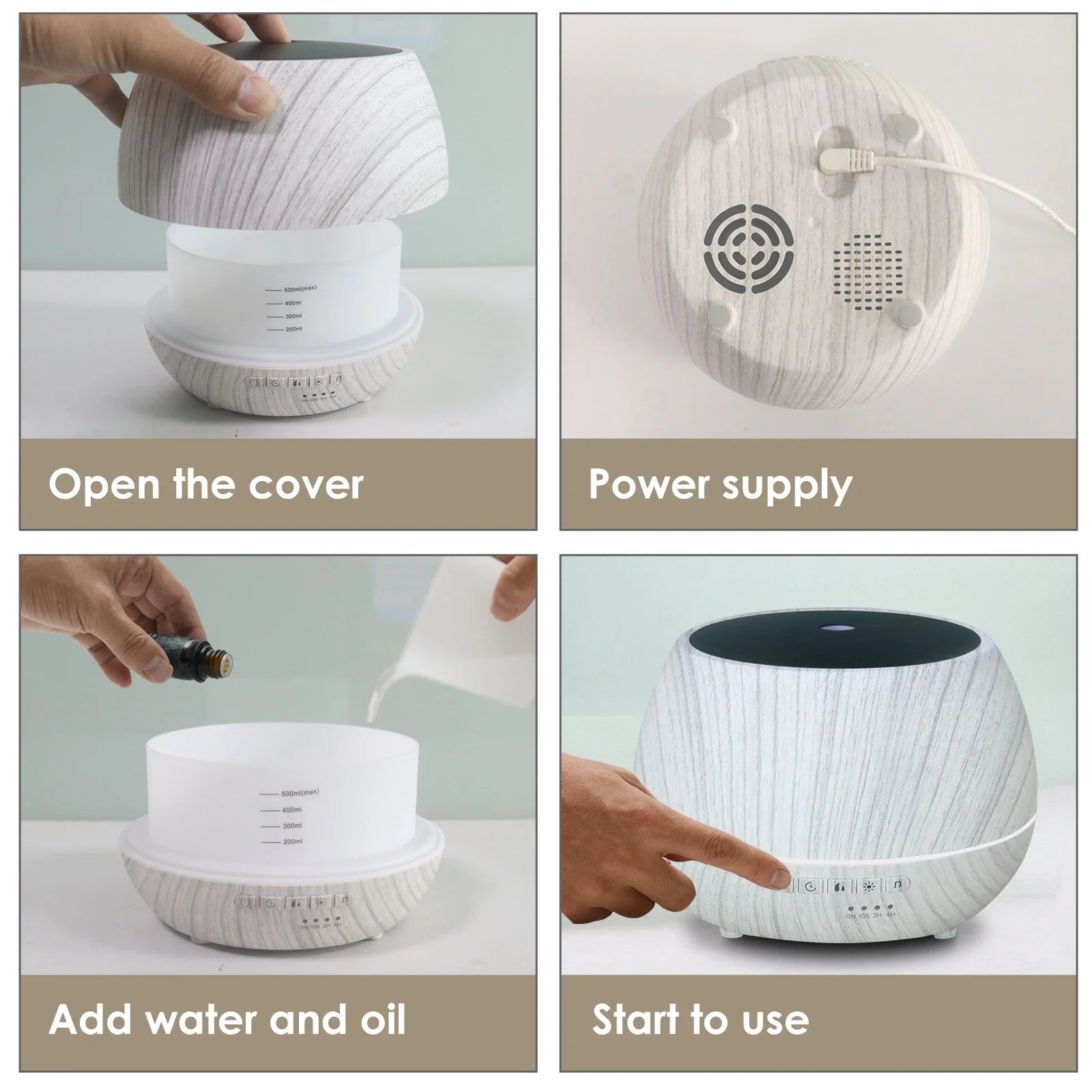 Tuya WiFi Smart Aroma Diffuser & Humidifier with Alexa/Google Control