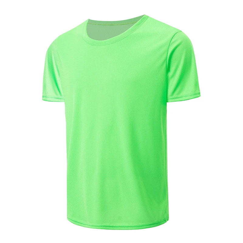 Men’s Waffle Sports Shirt – Short Sleeve Training Tee (1/5 Pcs)