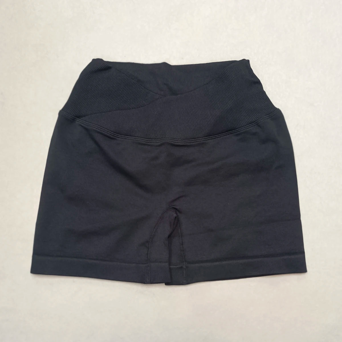 Crossover Waist Women’s Yoga Gym Shorts