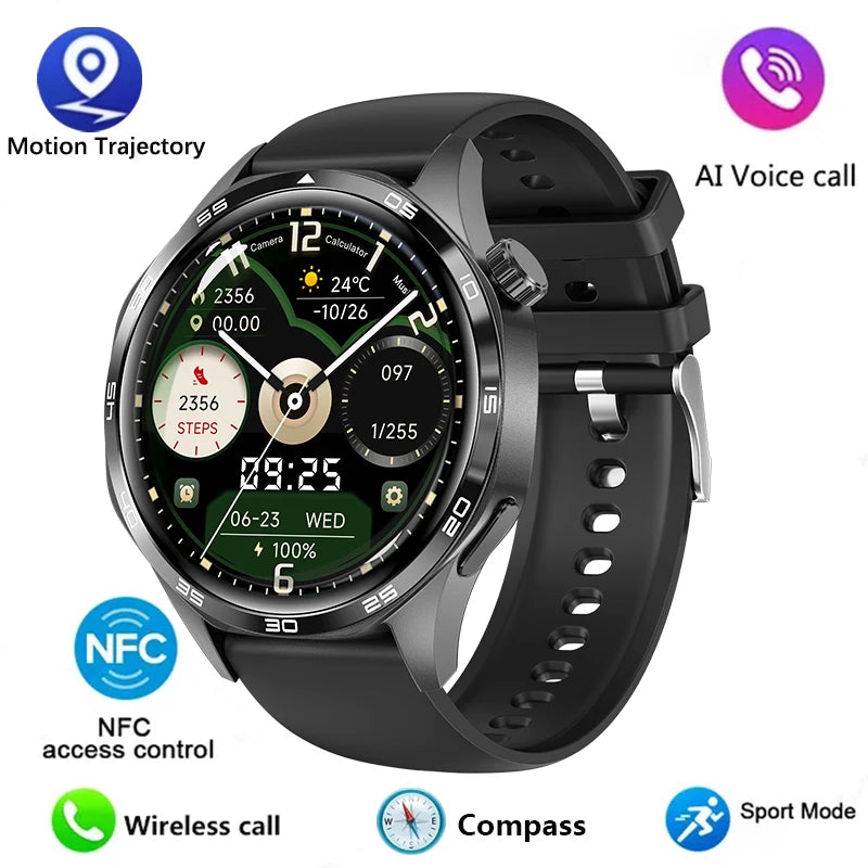 GT5 Pro Smartwatch with AMOLED, GPS, NFC & Bluetooth Call