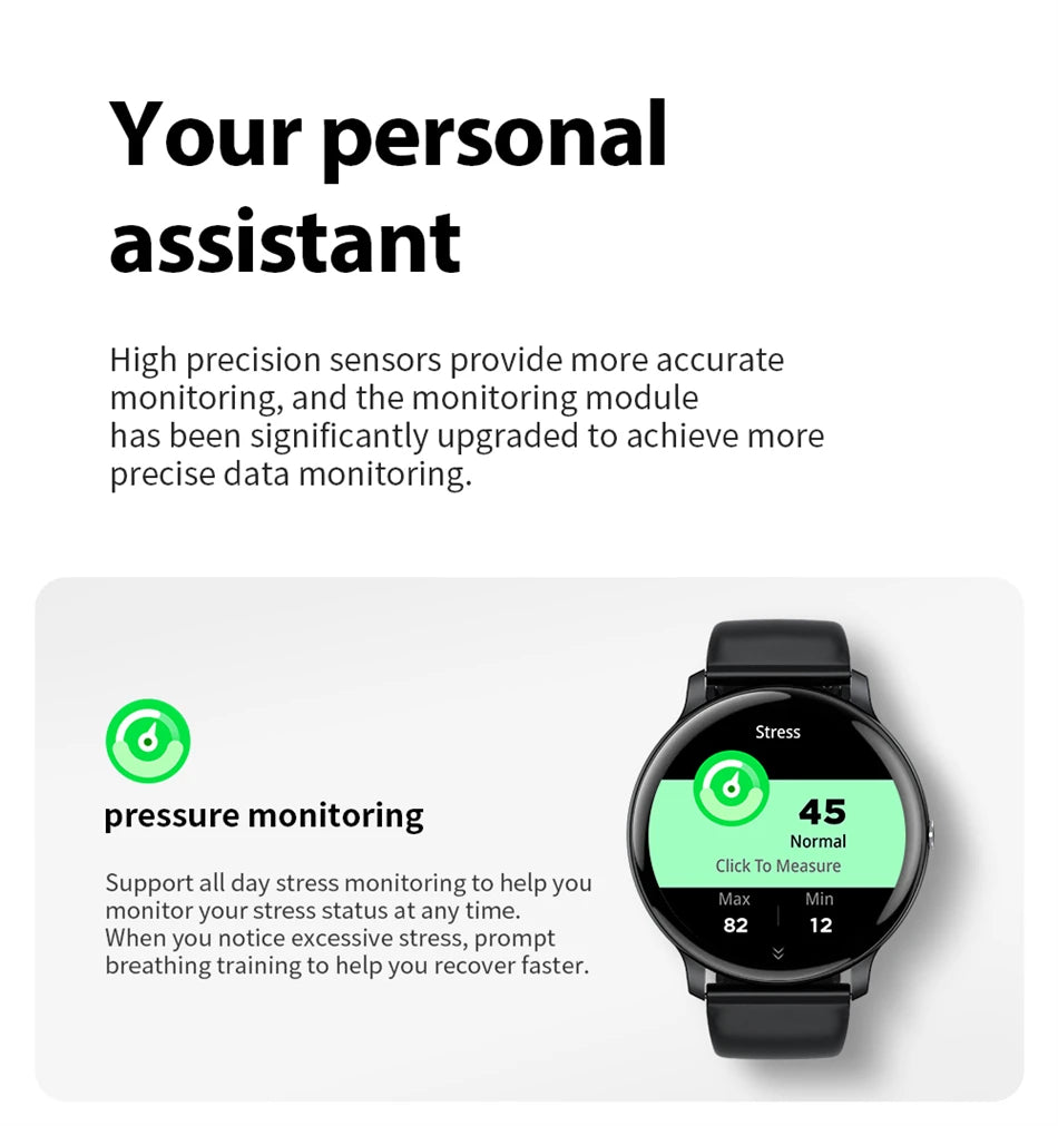 2025 Bluetooth Smart Watch for Women & Men with Fitness Tracker
