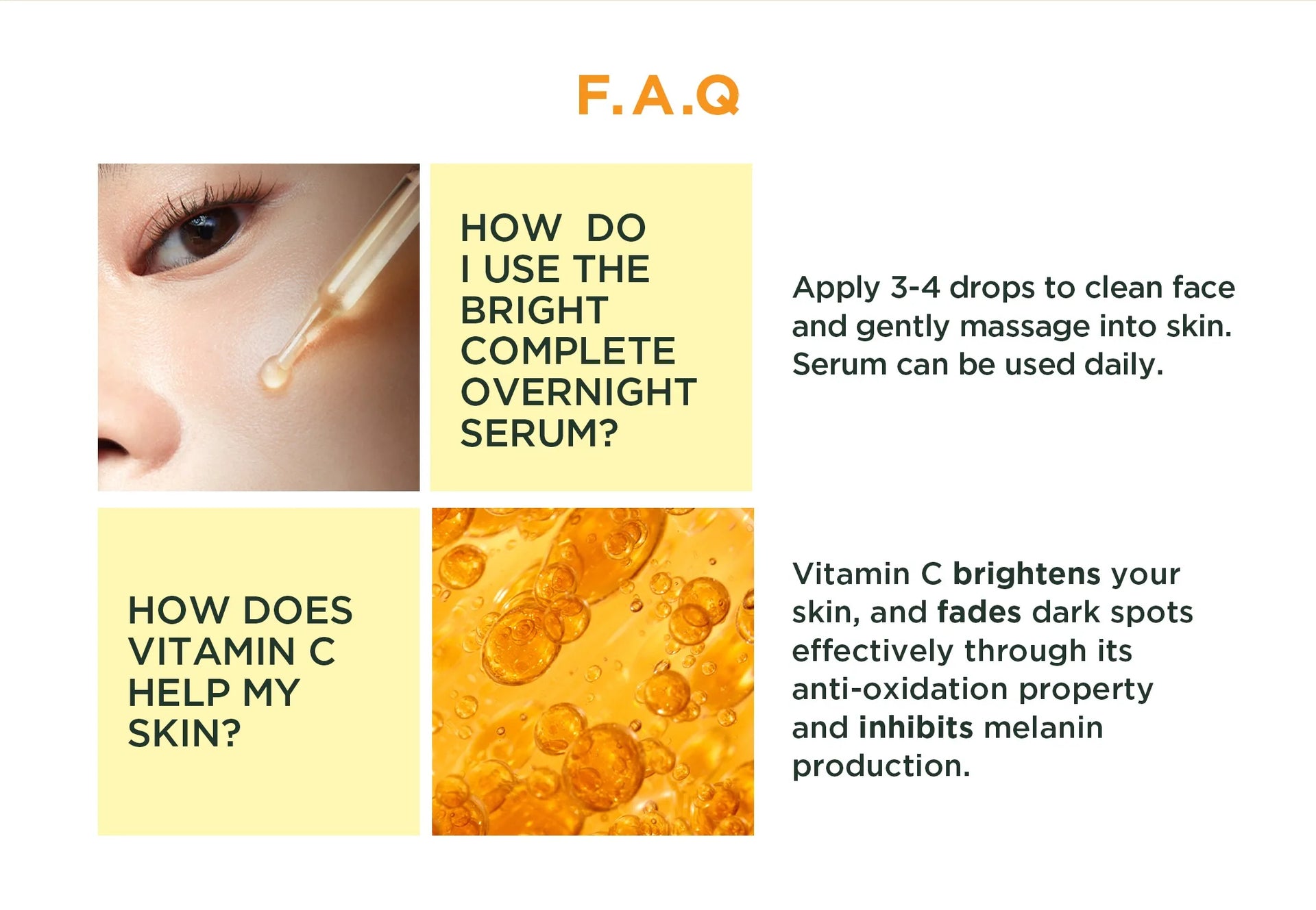 Vitamin C Whitening Serum for Face – Pore Shrink & Blackhead Removal