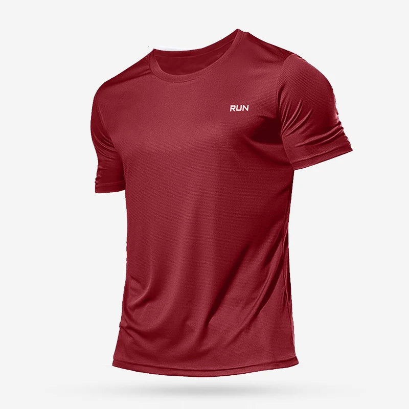 Men’s Quick-Dry Sports Shirt – Compression Fit Gym & Soccer Tee