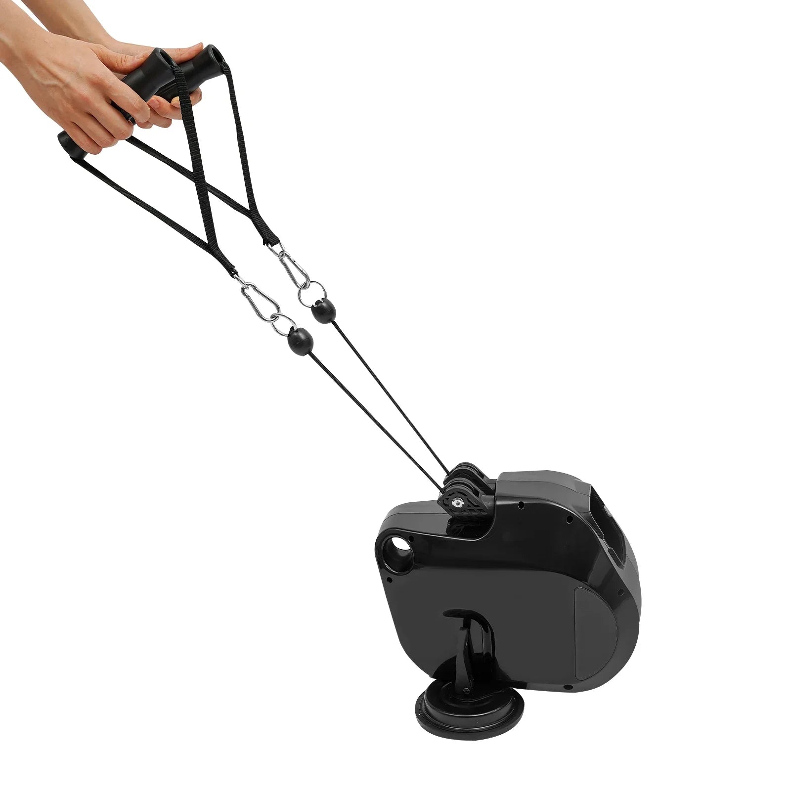 Adjustable Resistance Band Pulley Trainer with Suction Cup