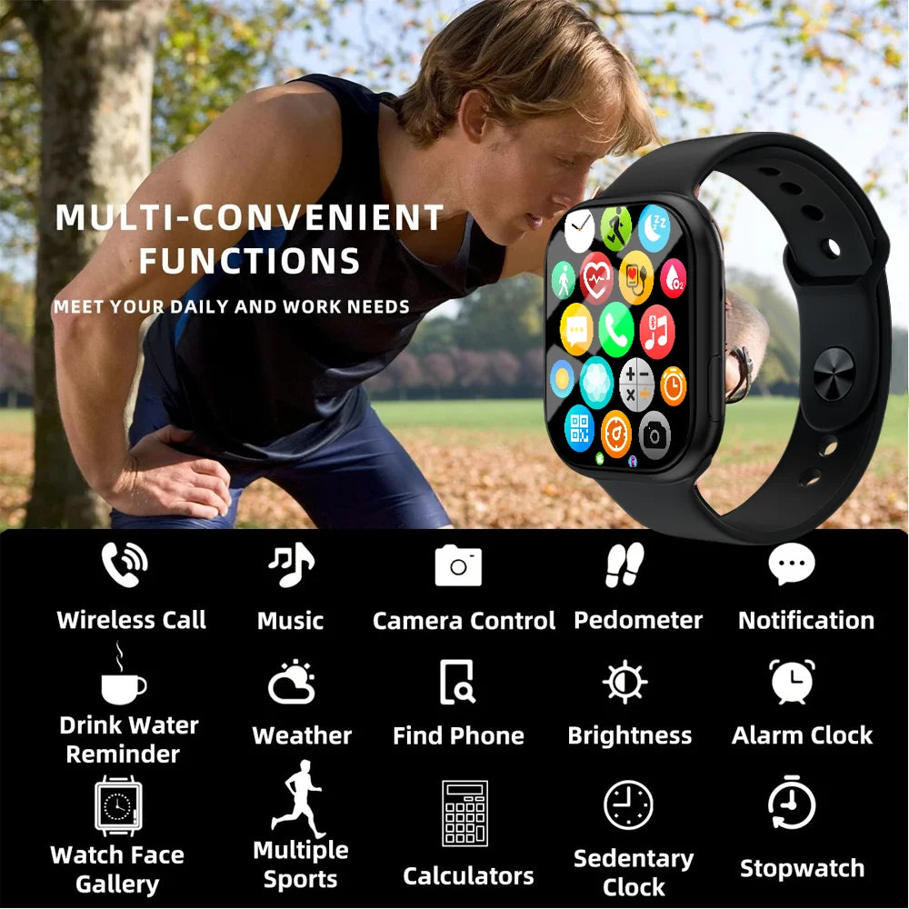 LAXASFIT Series 10 Smart Watch with BT Call & Fitness Tracker