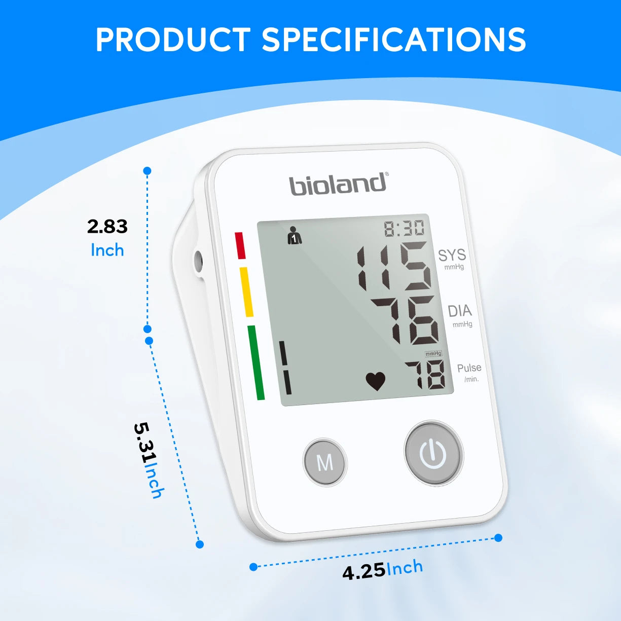 Bioland 2005 Upper Arm Digital Blood Pressure Monitor