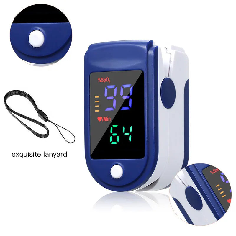Pulse Oximeter Finger Clip – SpO₂ & Heart Rate Monitor
