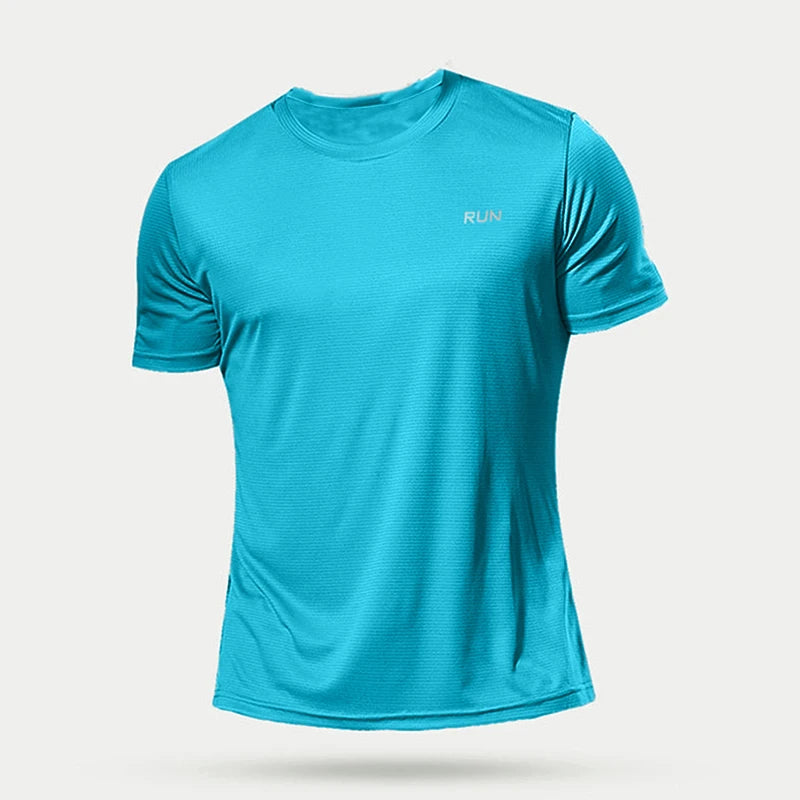 Men’s Quick-Dry Sports Shirt – Compression Fit Gym & Soccer Tee