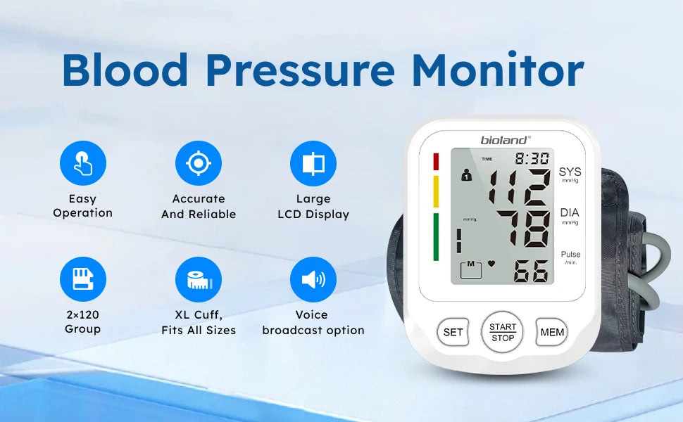 Bioland 2005 Upper Arm Digital Blood Pressure Monitor