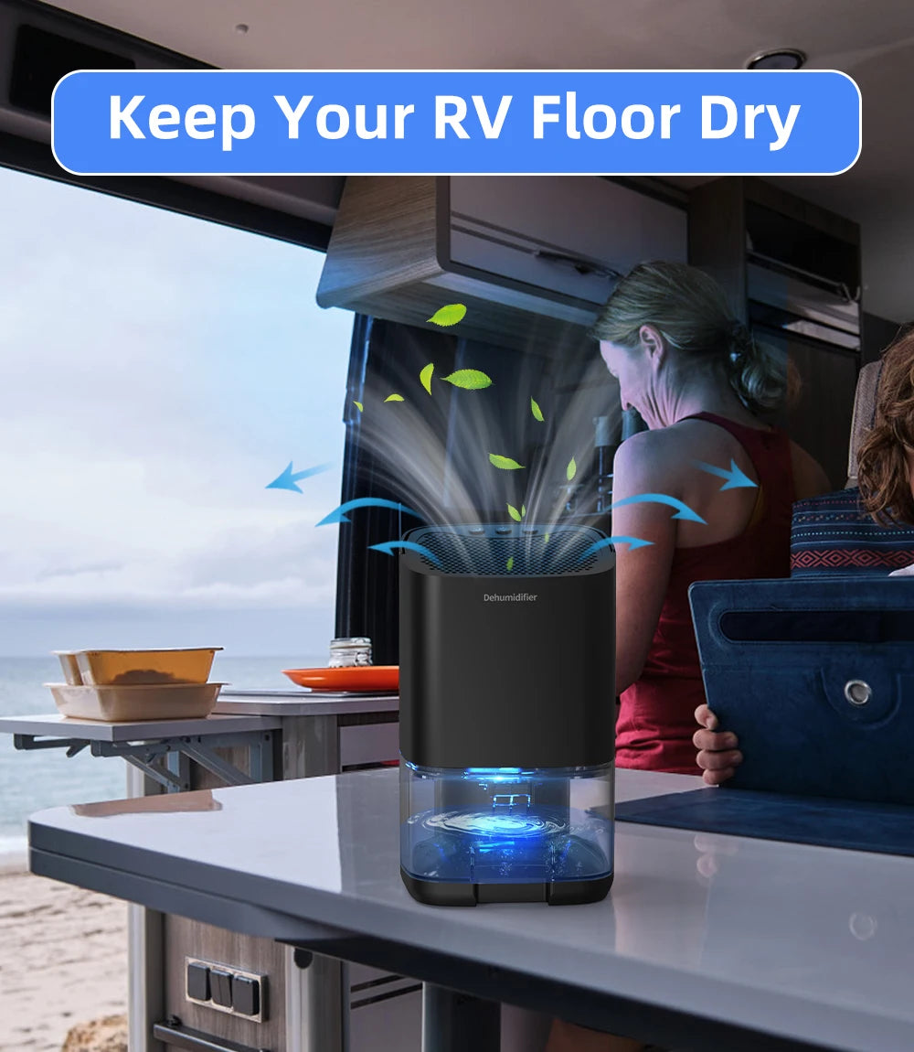 1000ml Portable Dehumidifier for Home, Office & RV