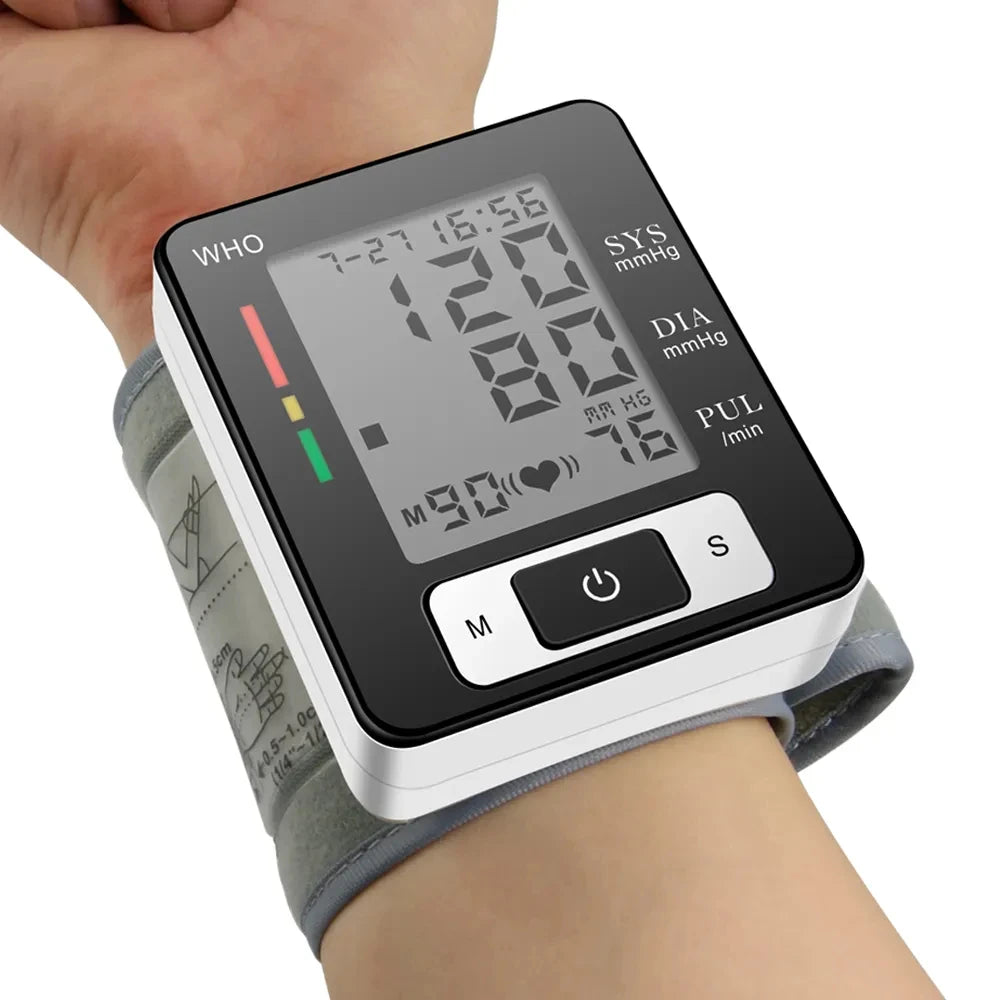 Digital Wrist Blood Pressure Monitor with High Accuracy