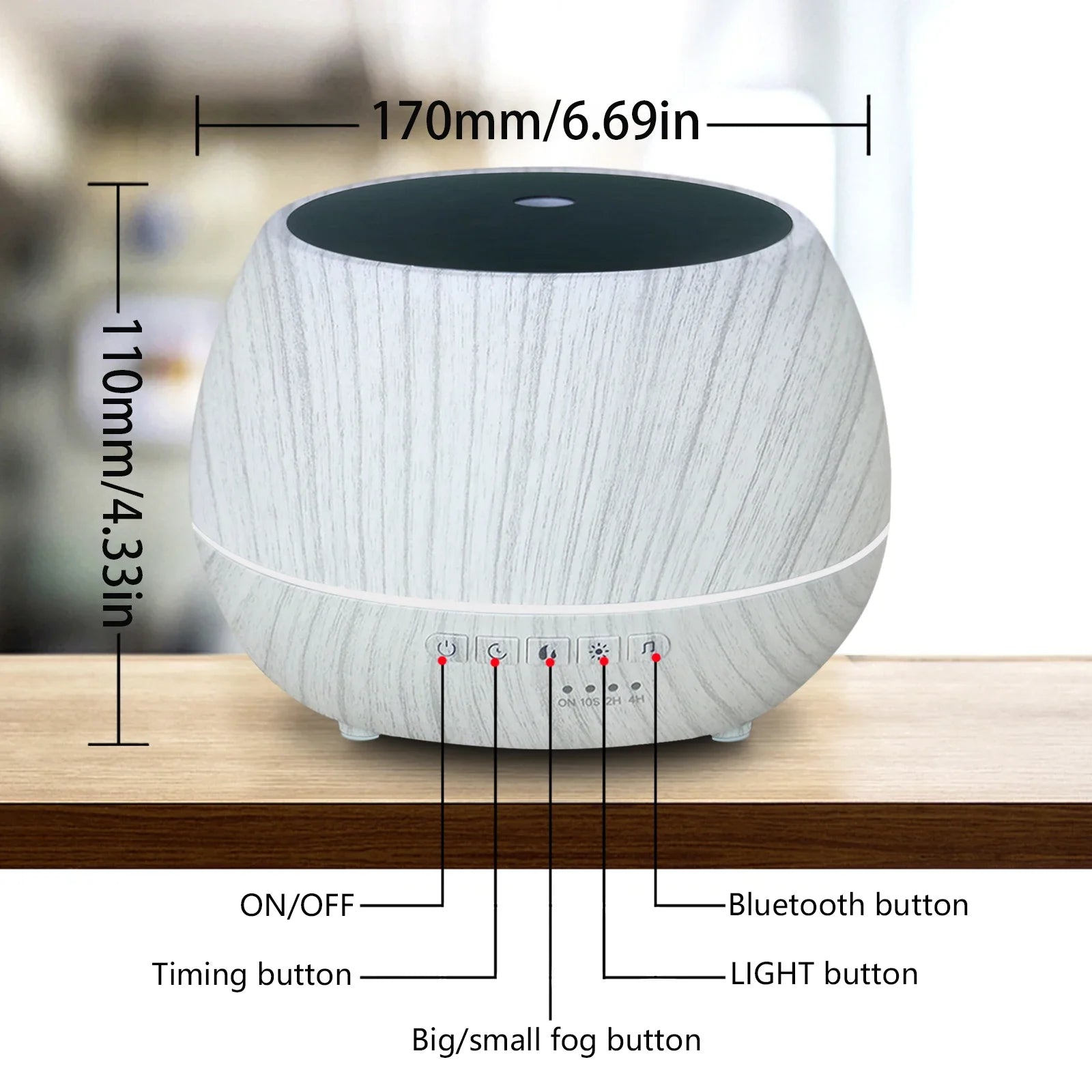 Tuya WiFi Smart Aroma Diffuser & Humidifier with Alexa/Google Control