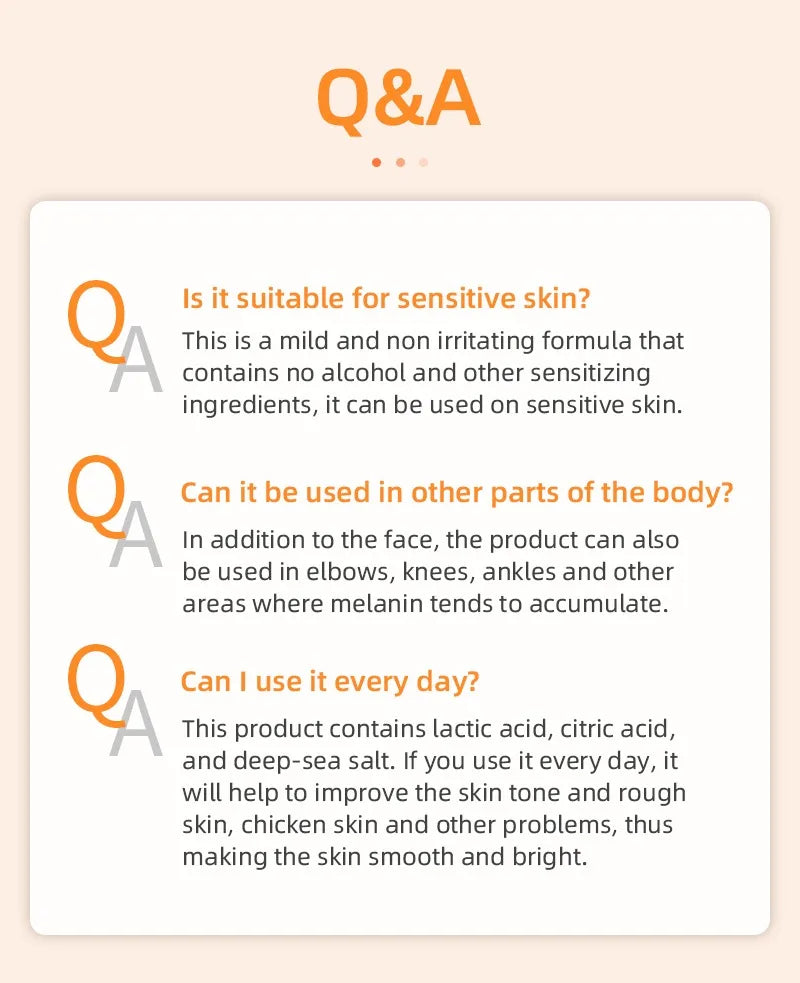 Orange Exfoliating Gel – Brightening & Peeling Moisturizer (50g)