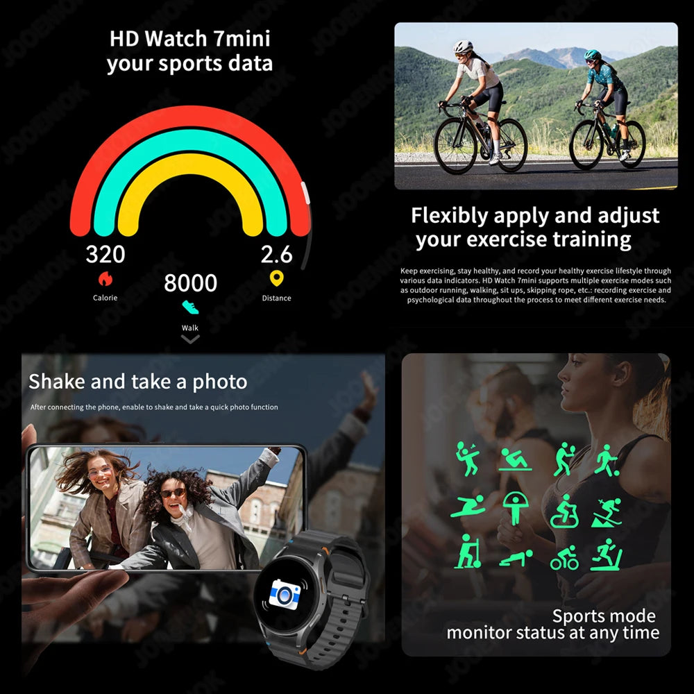 Galaxy Watch 7 Smartwatch with AMOLED Screen & Bluetooth Call