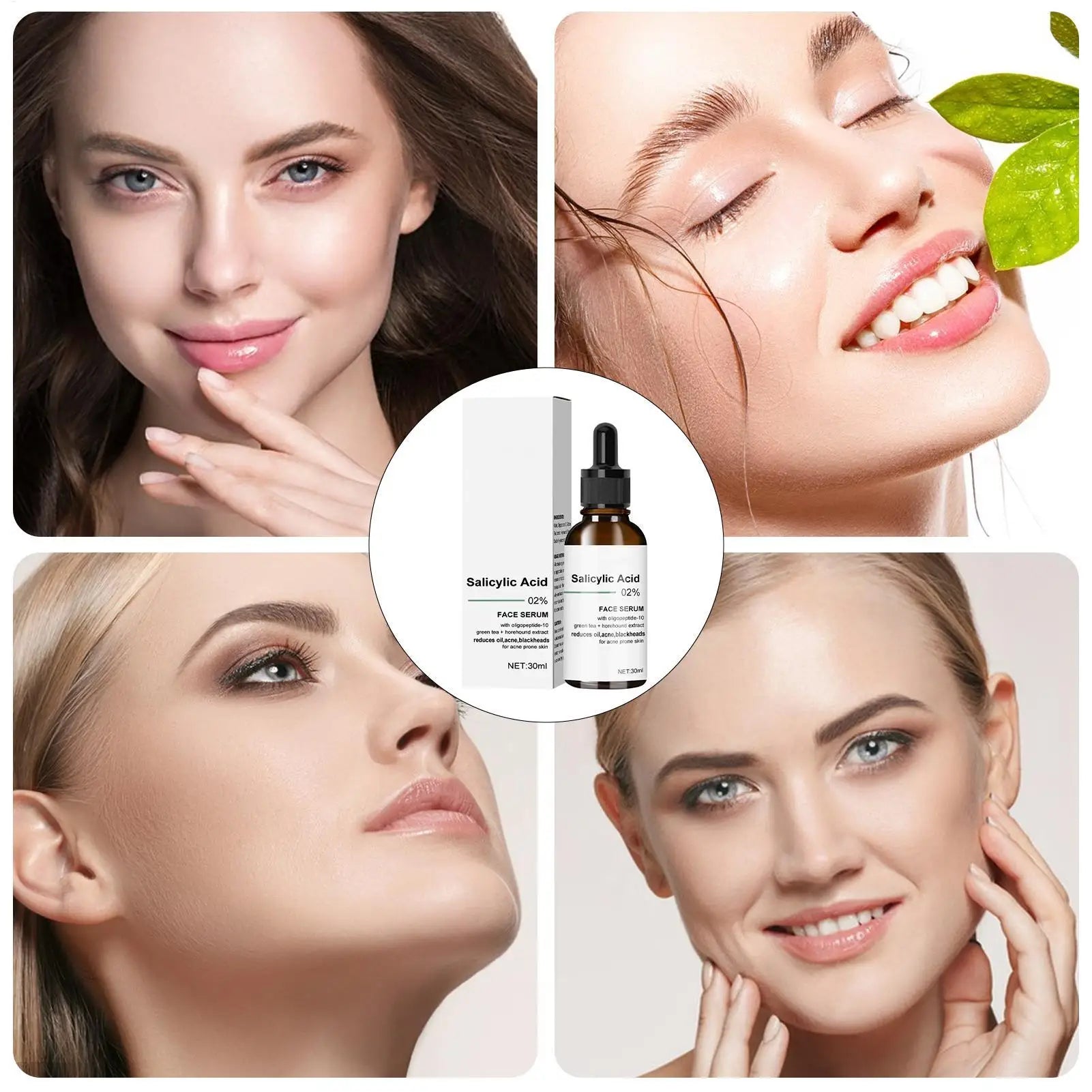 Salicylic Acid Pore Shrink Face Serum for Oil Control & Anti-Wrinkle