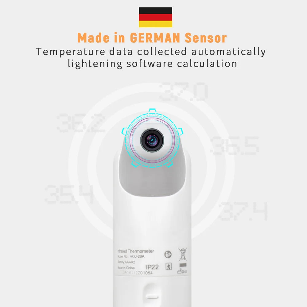 ELERA Infrared Digital Thermometer – Forehead & Ear, No-Contact