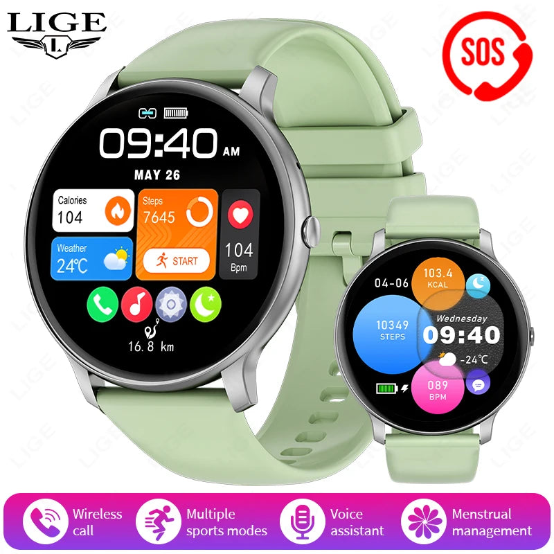 2025 Bluetooth Smart Watch for Women & Men with Fitness Tracker
