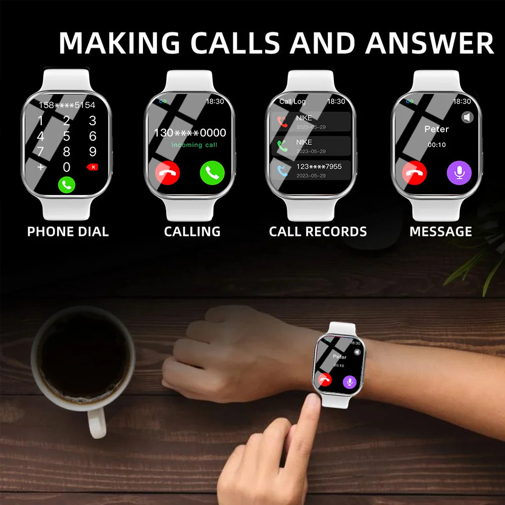 LAXASFIT Series 10 Smart Watch with BT Call & Fitness Tracker
