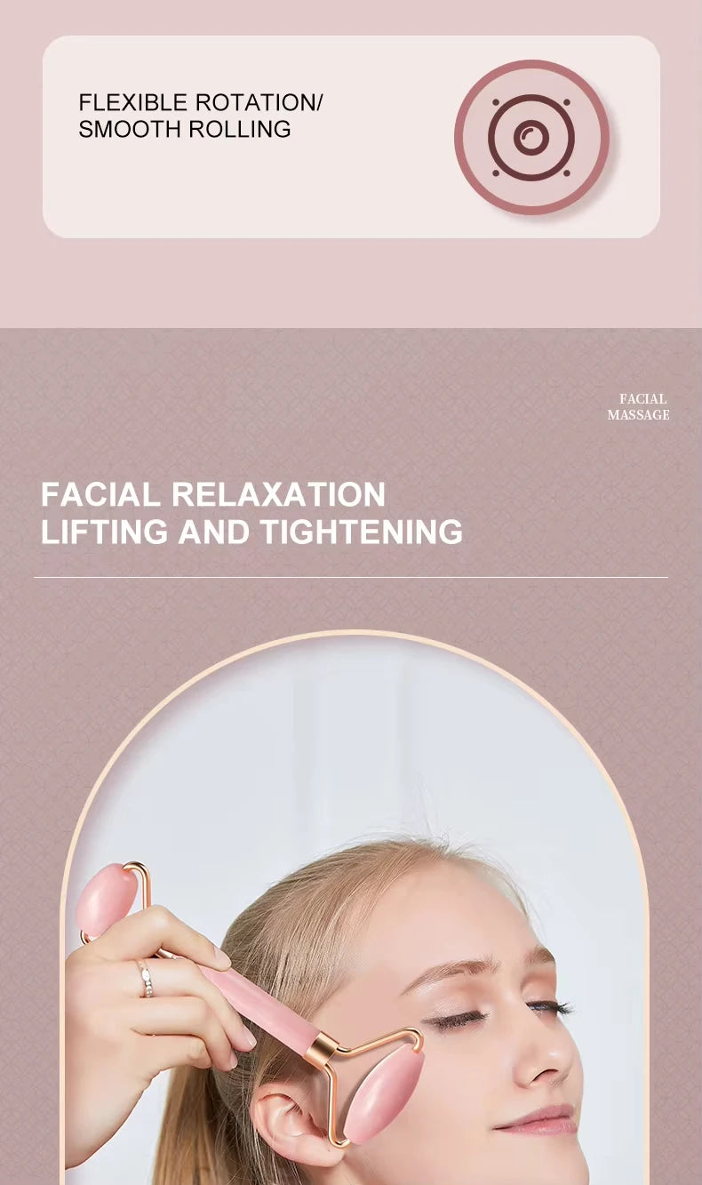 Resin Facial Roller & Scraping Tool – Face, Neck, Eye Massage