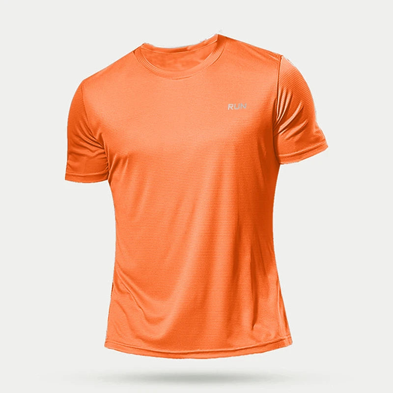 Men’s Quick-Dry Sports Shirt – Compression Fit Gym & Soccer Tee