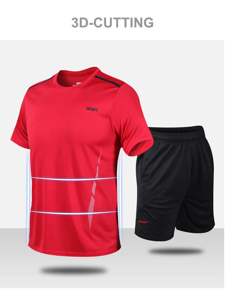 CHRLCK Men’s Quick-Dry Running & Outdoor Sports Set
