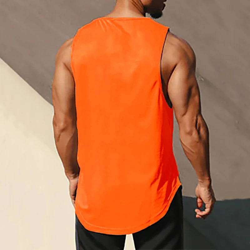 Men’s Summer Mesh Quick-Dry Sleeveless Gym Tank Top