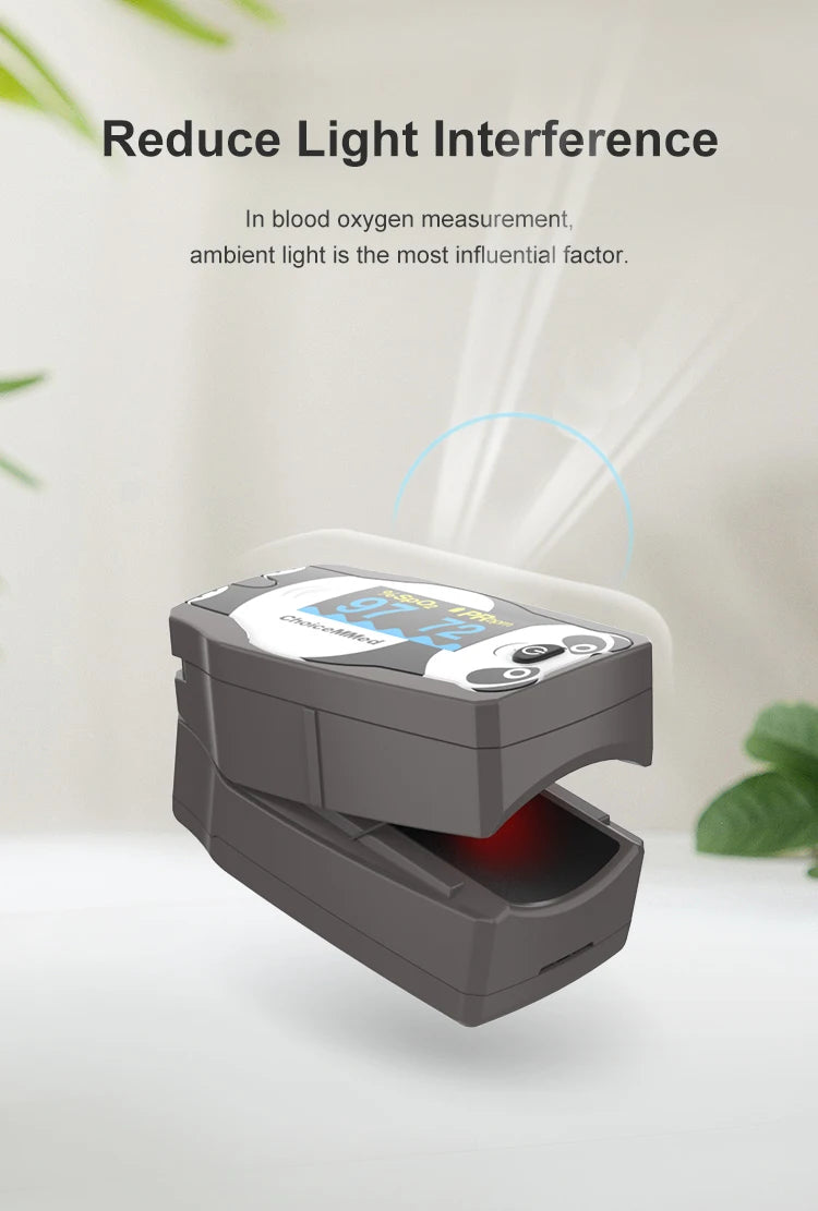 ChoiceMMed Pediatric Finger Pulse Oximeter with OLED Display