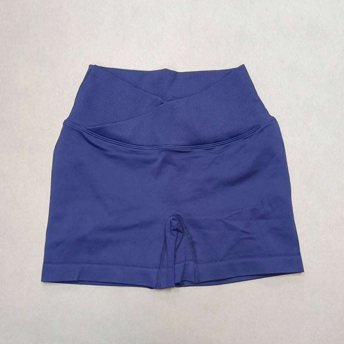 Crossover Waist Women’s Yoga Gym Shorts