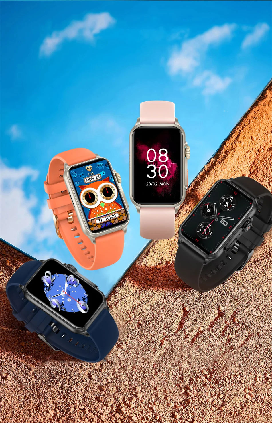 2023 Bluetooth Call Smartwatch with AI Voice & Fitness Tracker