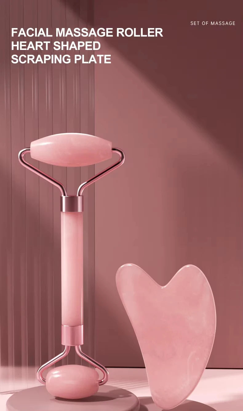 Resin Facial Roller & Scraping Tool – Face, Neck, Eye Massage