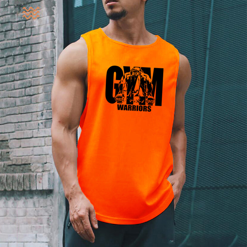 Men’s Summer Mesh Quick-Dry Sleeveless Gym Tank Top