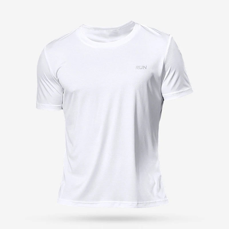 Men’s Quick-Dry Sports Shirt – Compression Fit Gym & Soccer Tee