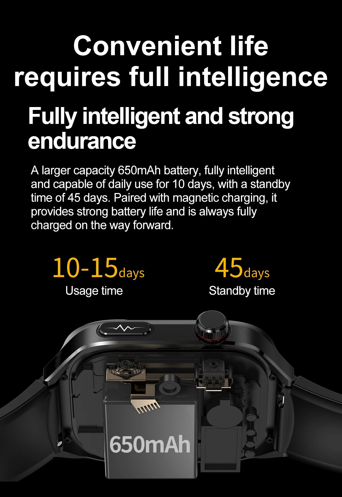 2025 Micro Physical Exam Smartwatch with Uric Acid & Body Fat Monitor