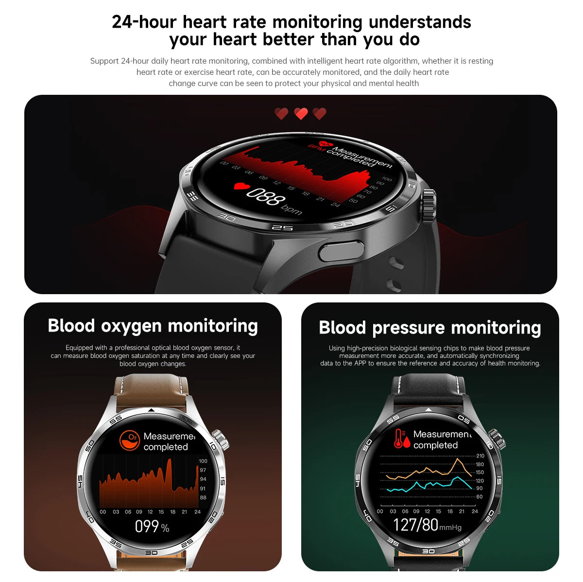 GT5 Pro Smartwatch with AMOLED, GPS, NFC & Bluetooth Call