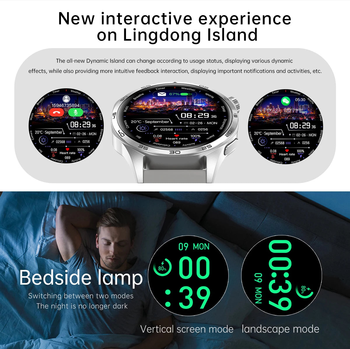 GT5 Pro Smartwatch with AMOLED, GPS, NFC & Bluetooth Call