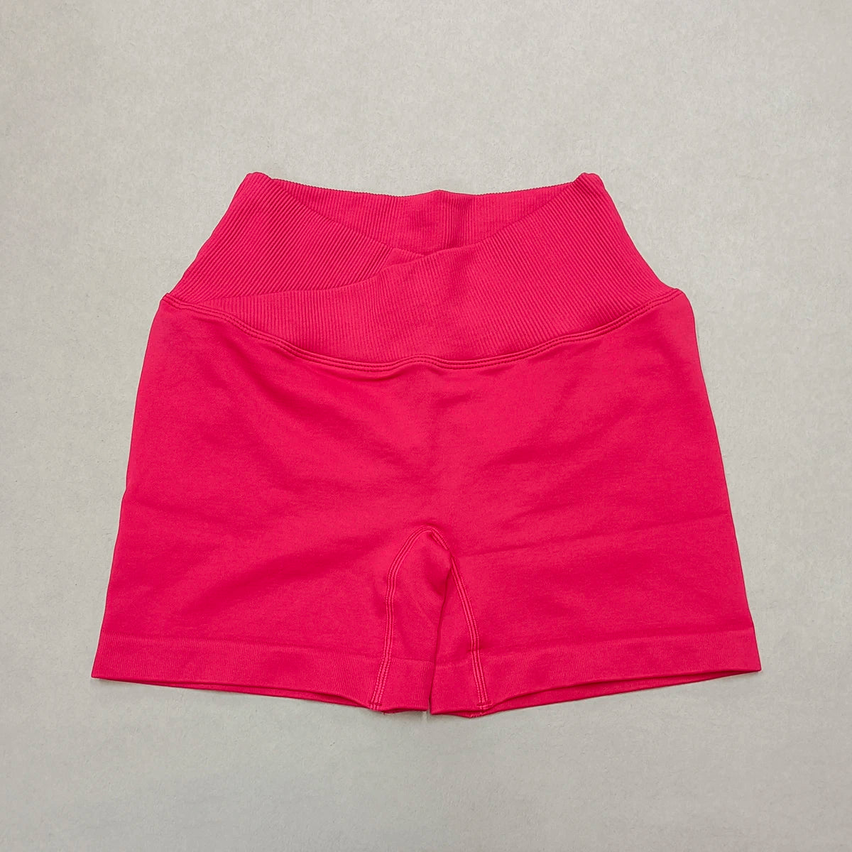 Crossover Waist Women’s Yoga Gym Shorts
