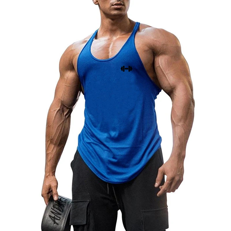 Men’s Cotton Muscle Tank Top – Breathable Y-Back Sleeveless