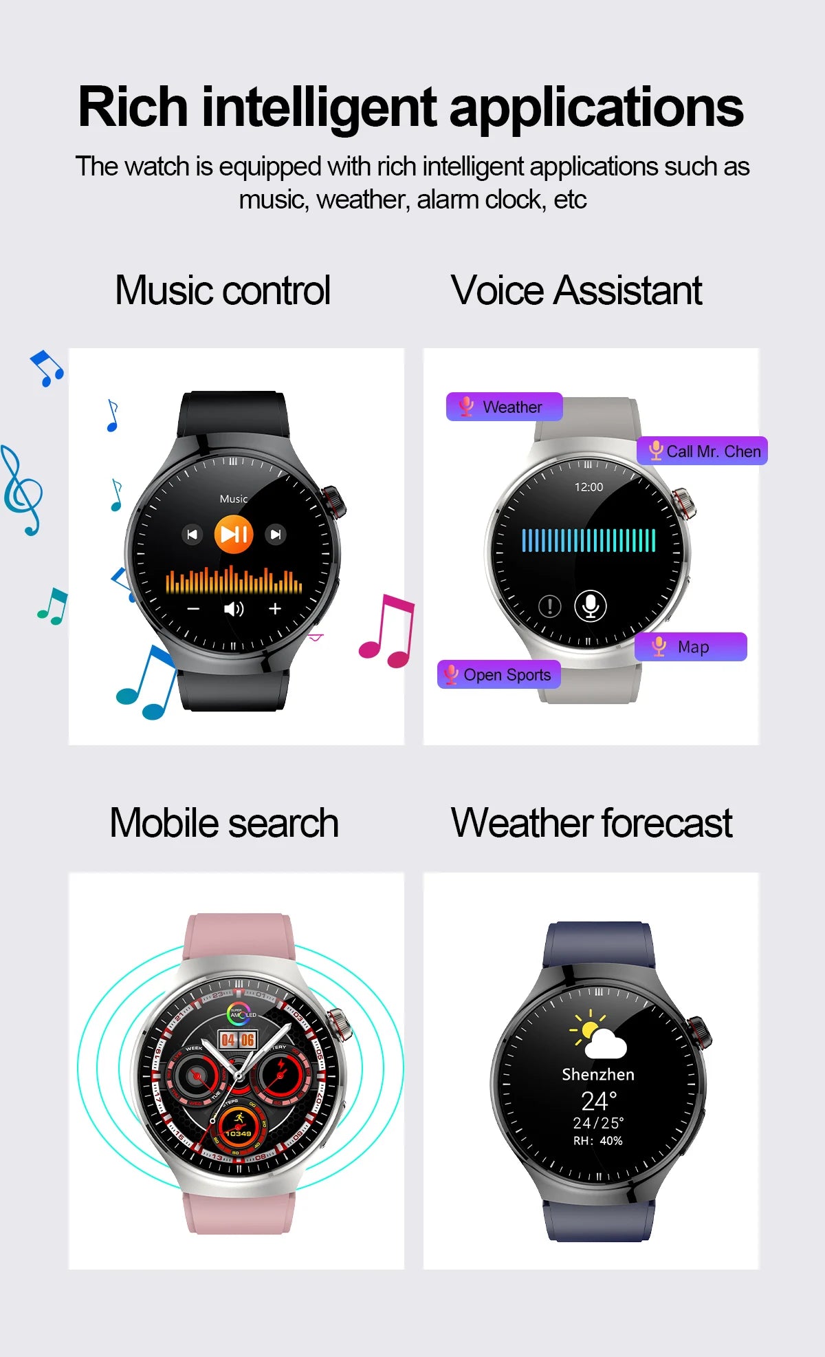 2025 Nursing-Grade Health Smartwatch with ECG, PPG & Bluetooth Call