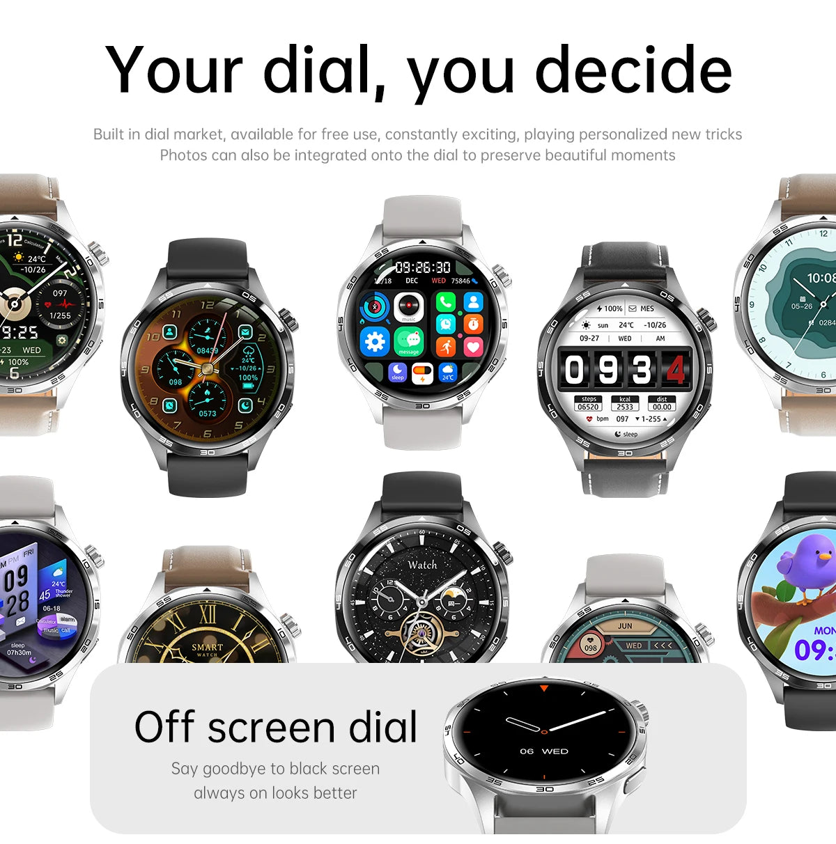 GT5 Pro Smartwatch with AMOLED, GPS, NFC & Bluetooth Call