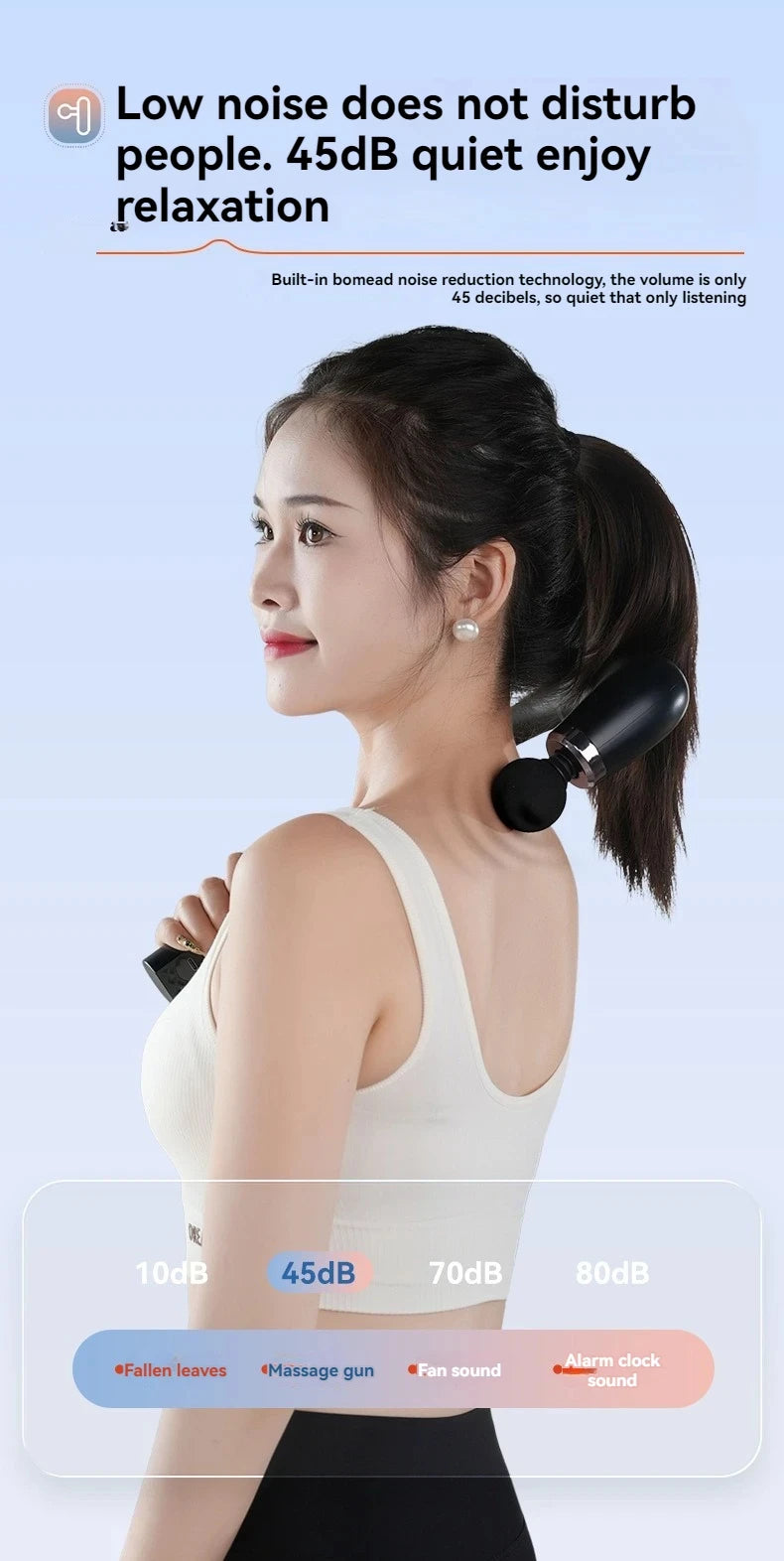 Smart Rechargeable Handheld Massage Gun Hammer