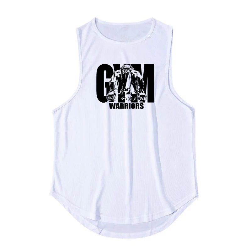 Men’s Summer Mesh Quick-Dry Sleeveless Gym Tank Top