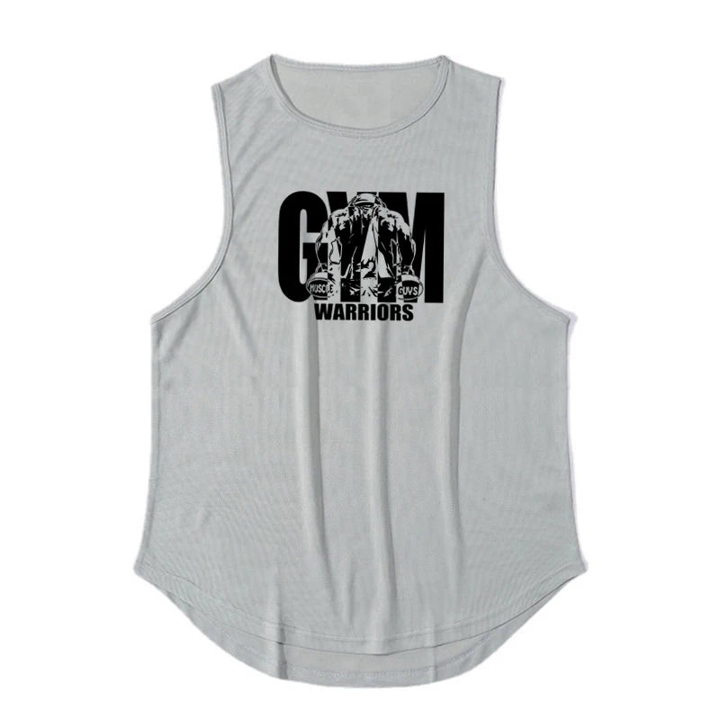 Men’s Summer Mesh Quick-Dry Sleeveless Gym Tank Top
