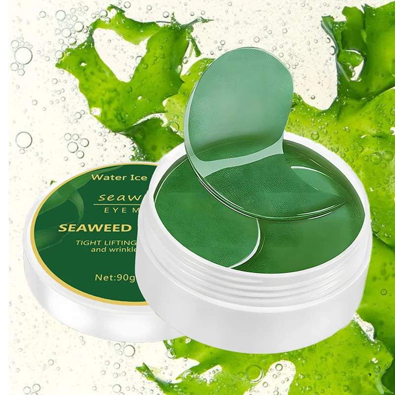 60pcs Seaweed Collagen Eye Masks – Dark Circle & Puffiness Treatment