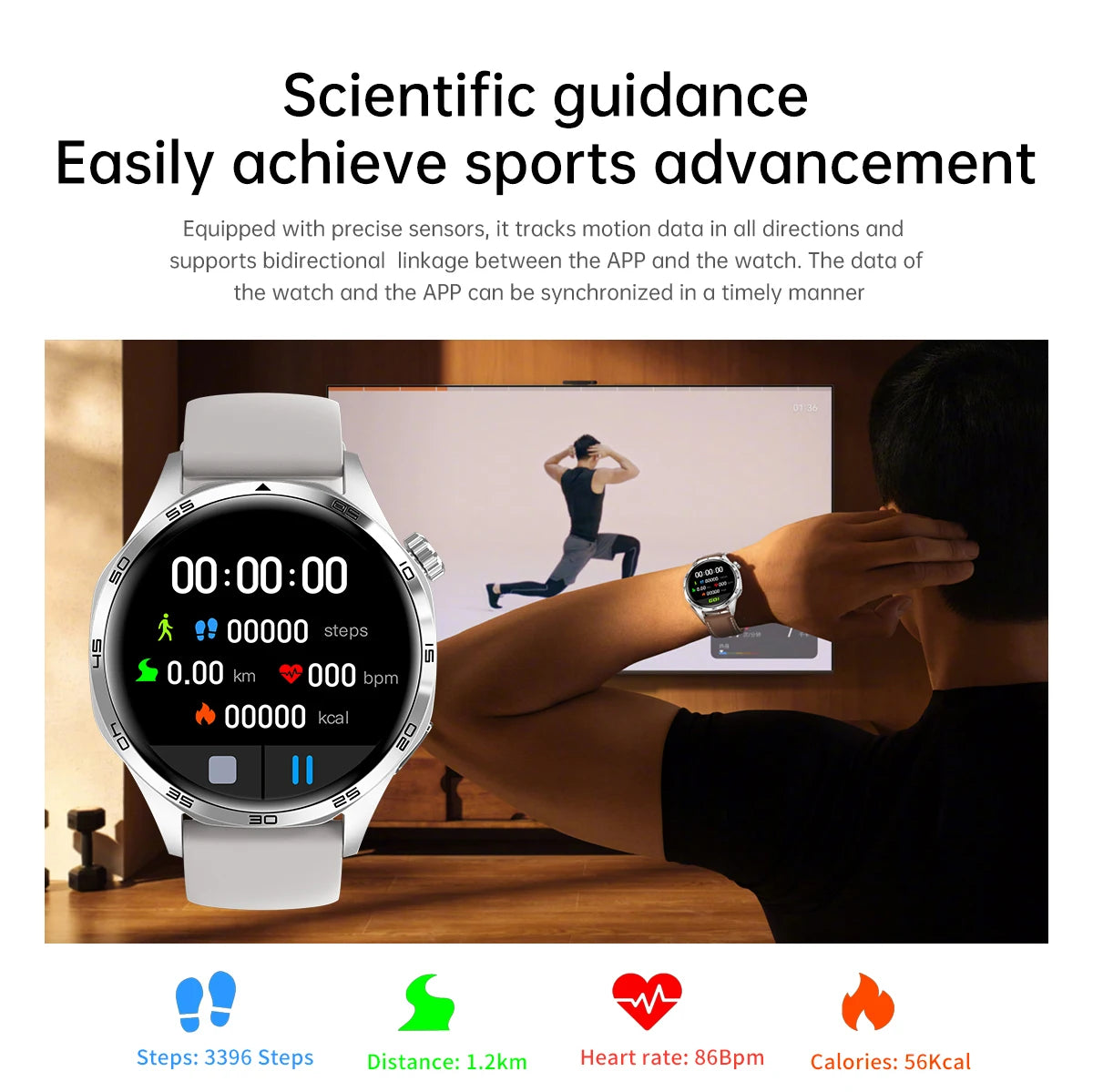 GT5 Pro Smartwatch with AMOLED, GPS, NFC & Bluetooth Call