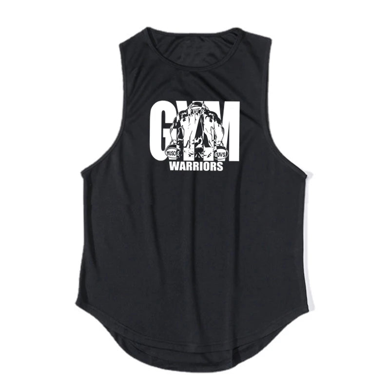 Men’s Summer Mesh Quick-Dry Sleeveless Gym Tank Top