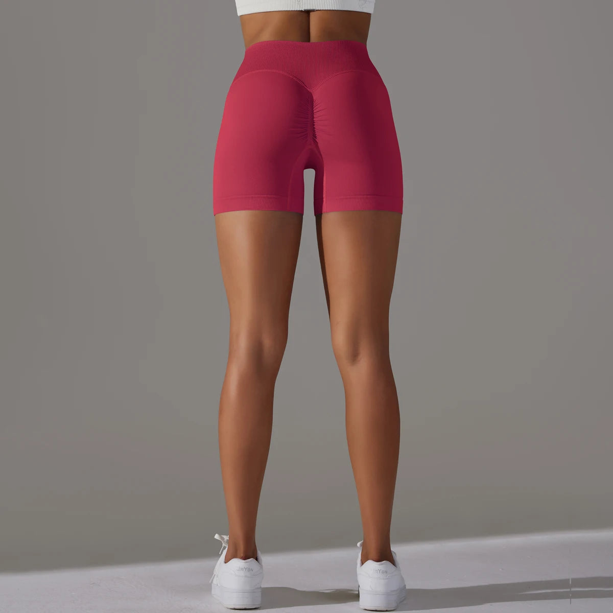 Crossover Waist Women’s Yoga Gym Shorts