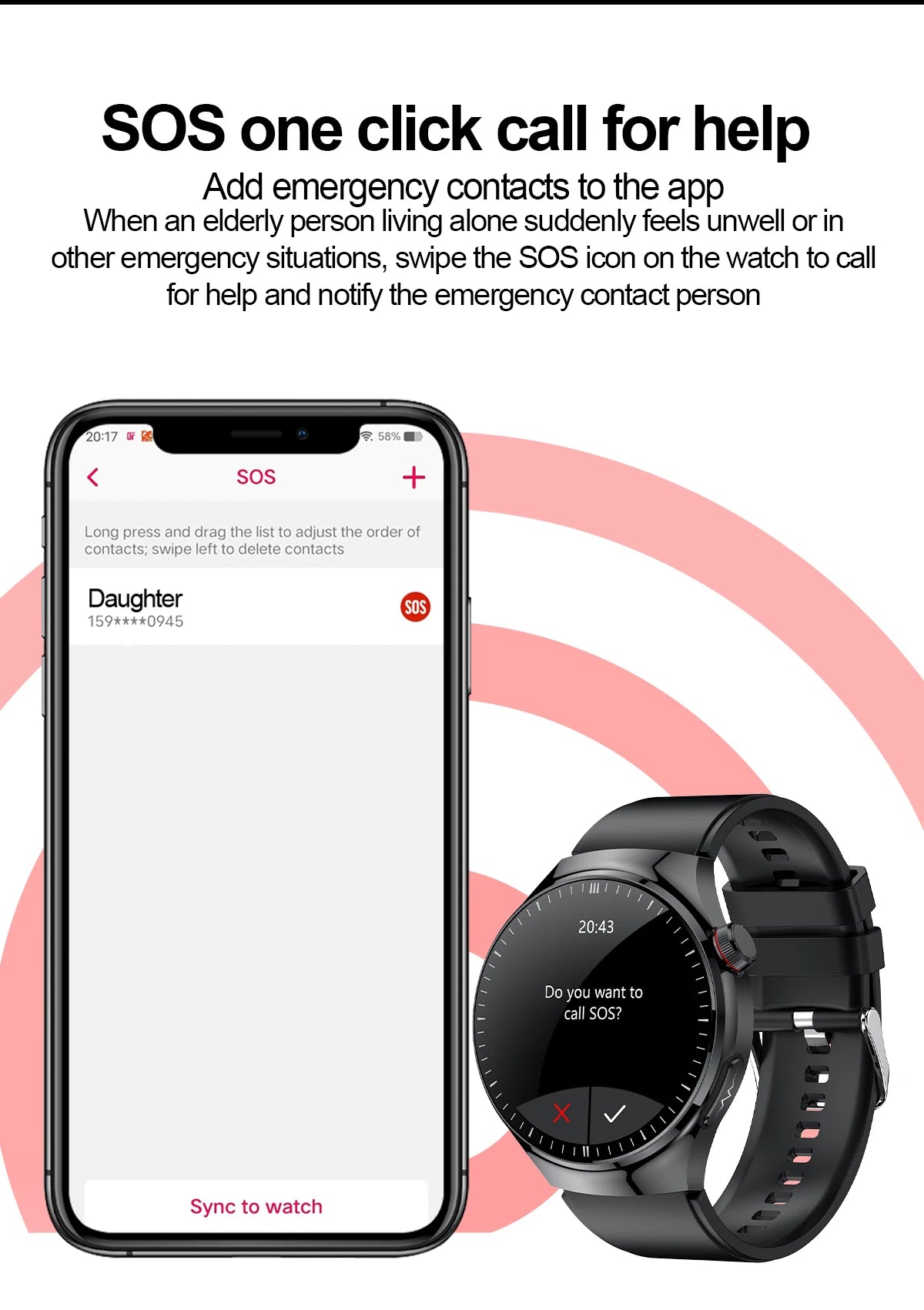 2025 Nursing-Grade Health Smartwatch with ECG, PPG & Bluetooth Call