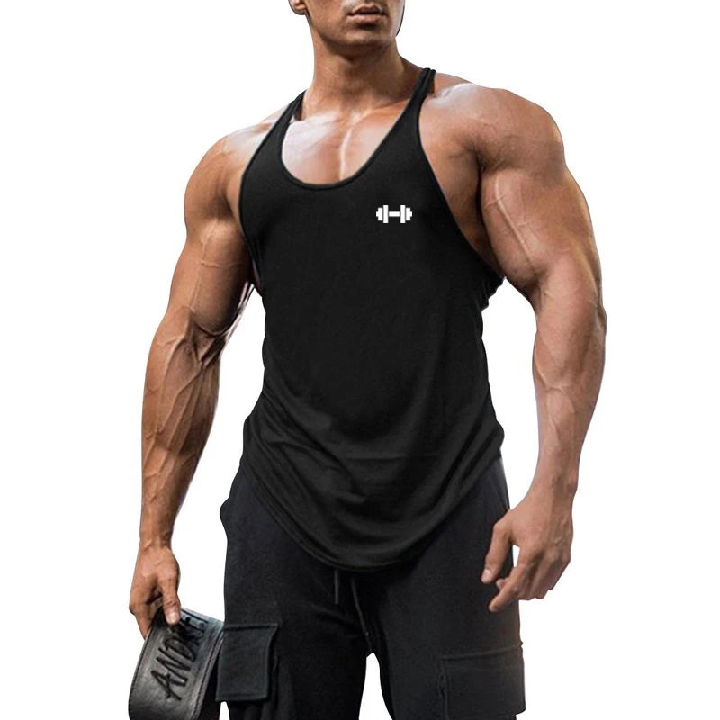 Men’s Cotton Muscle Tank Top – Breathable Y-Back Sleeveless