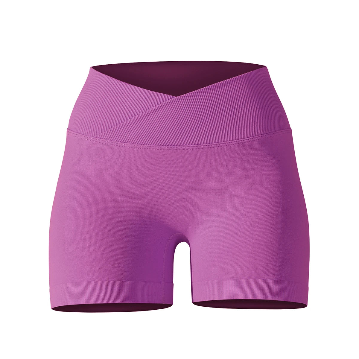 Crossover Waist Women’s Yoga Gym Shorts